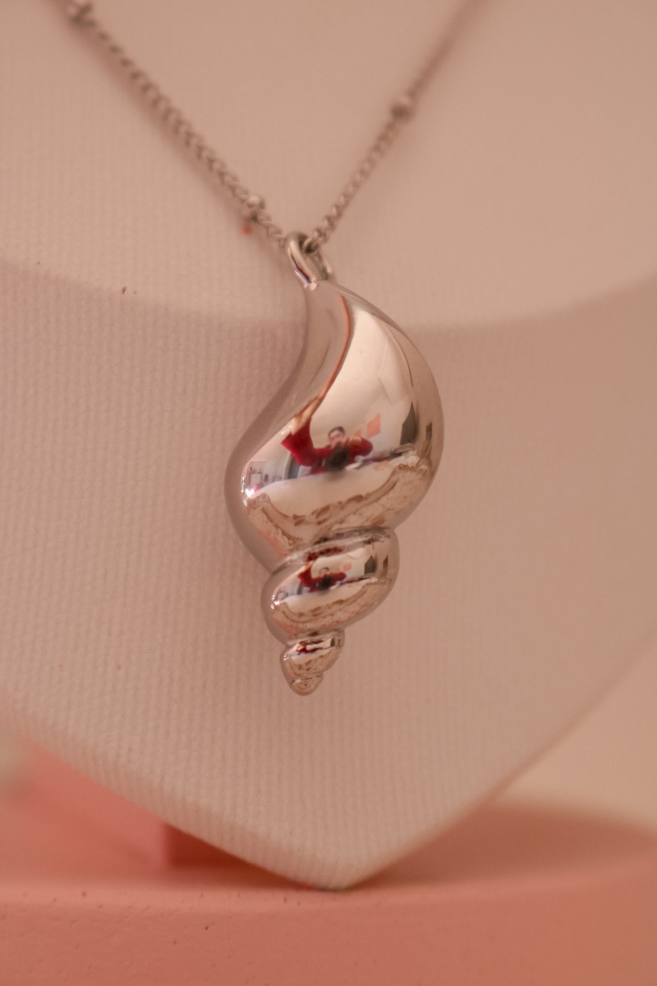 COLLAR CARACOLA SILVER