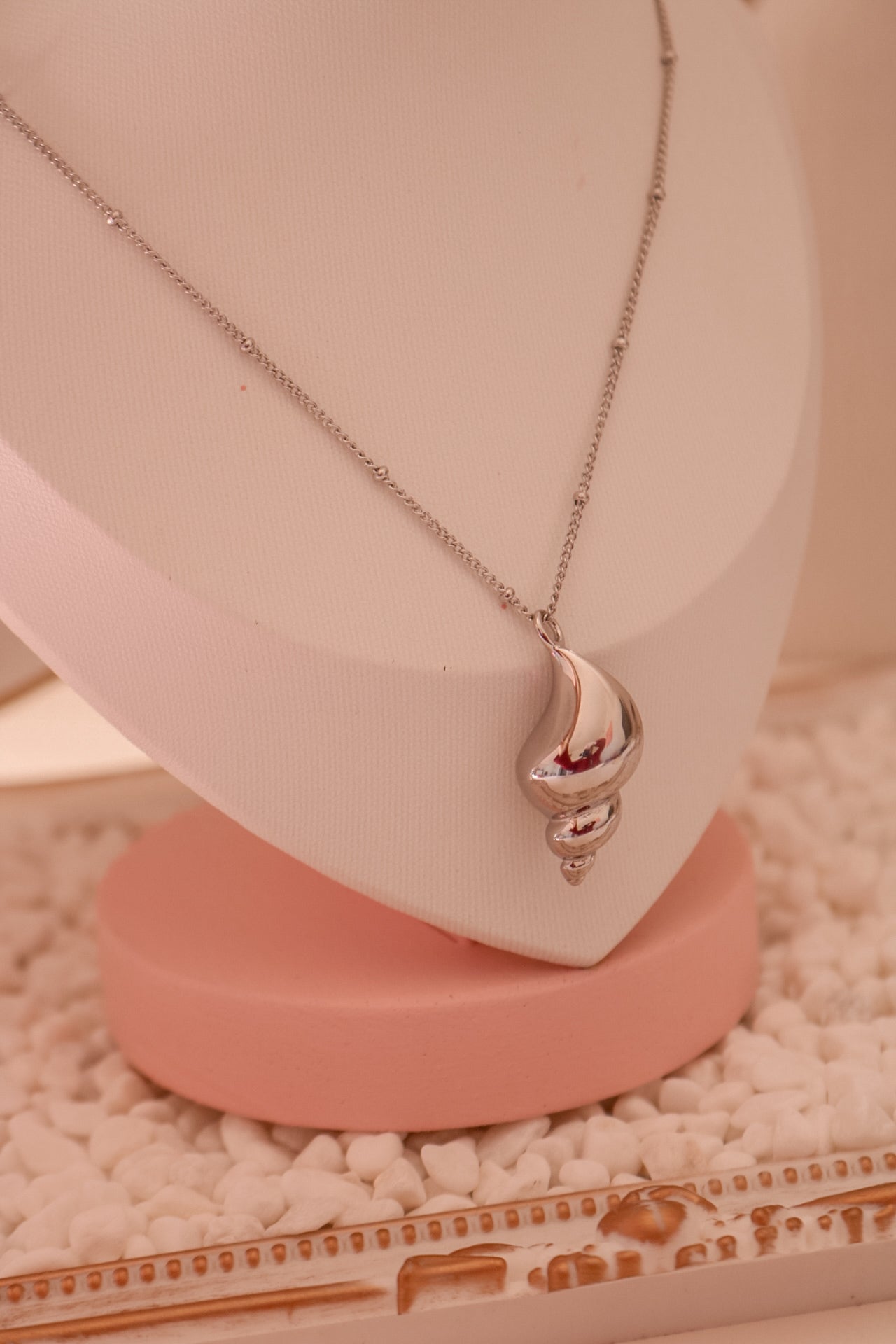 COLLAR CARACOLA SILVER
