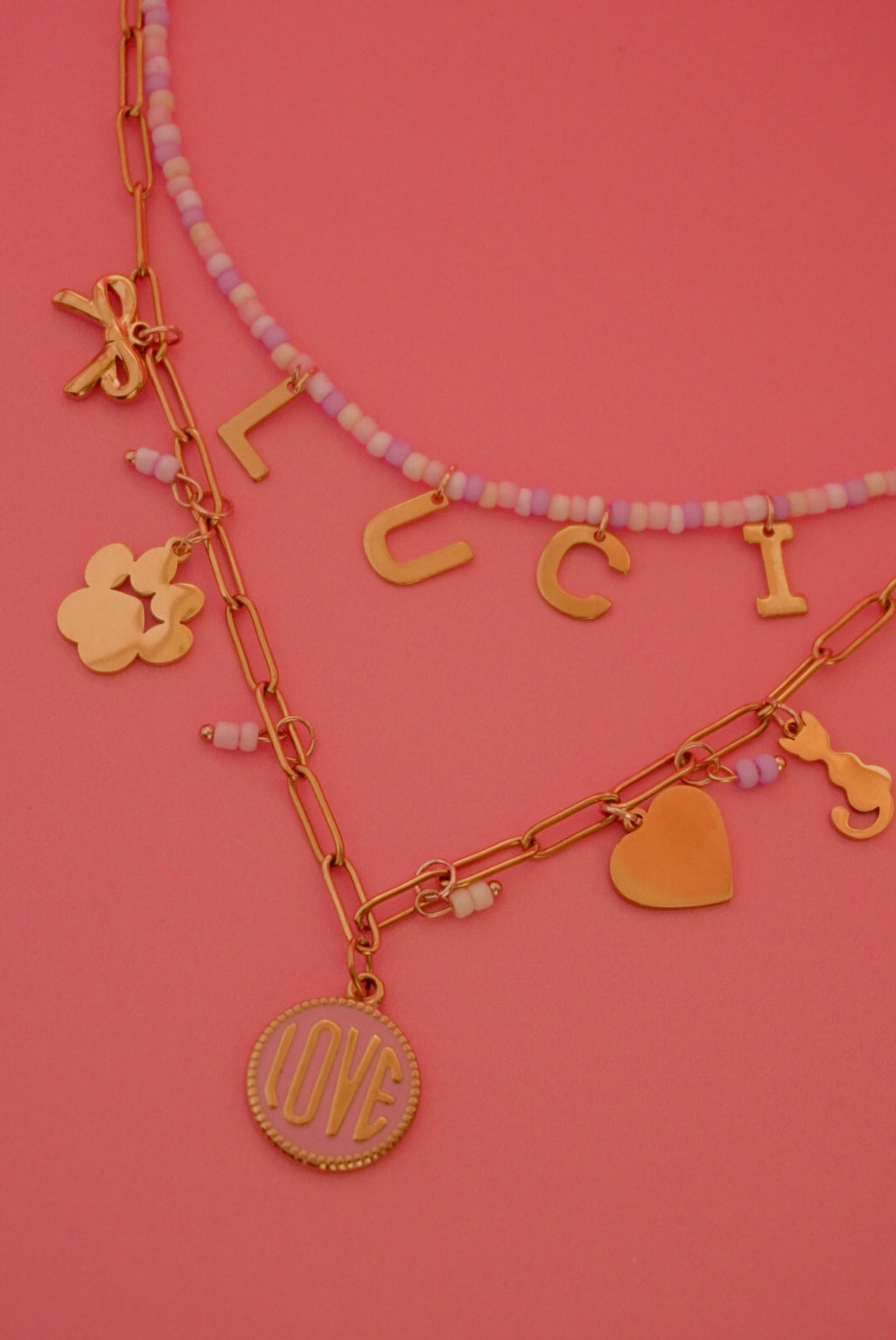 Collar de Charms y Nombre