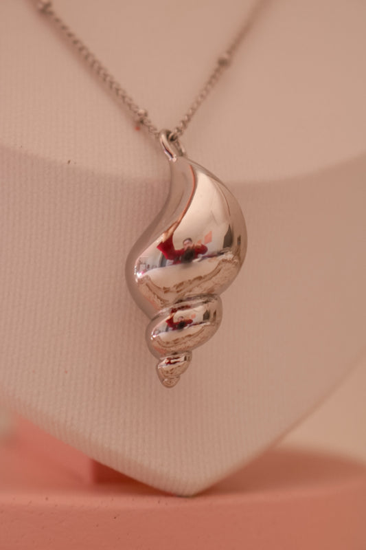 COLLAR CARACOLA SILVER