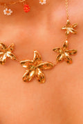 Collar Maxi Lirios Dorados