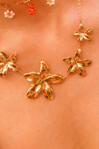 Collar Maxi Lirios Dorados