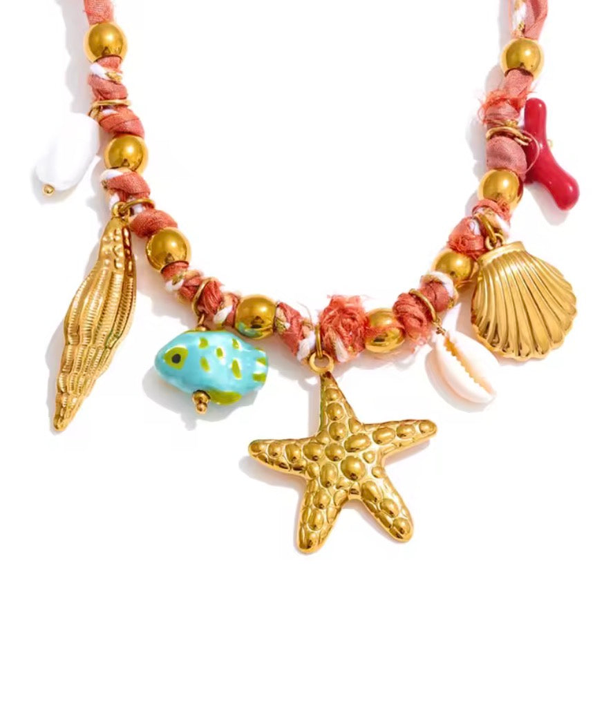 COLLAR ESTRELLA ROSA