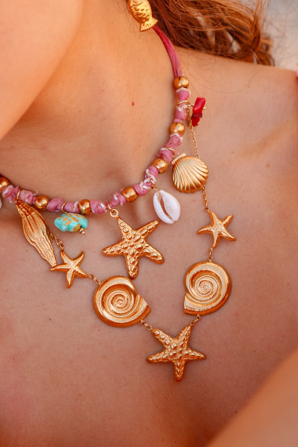 COLLAR ESTRELLA ROSA