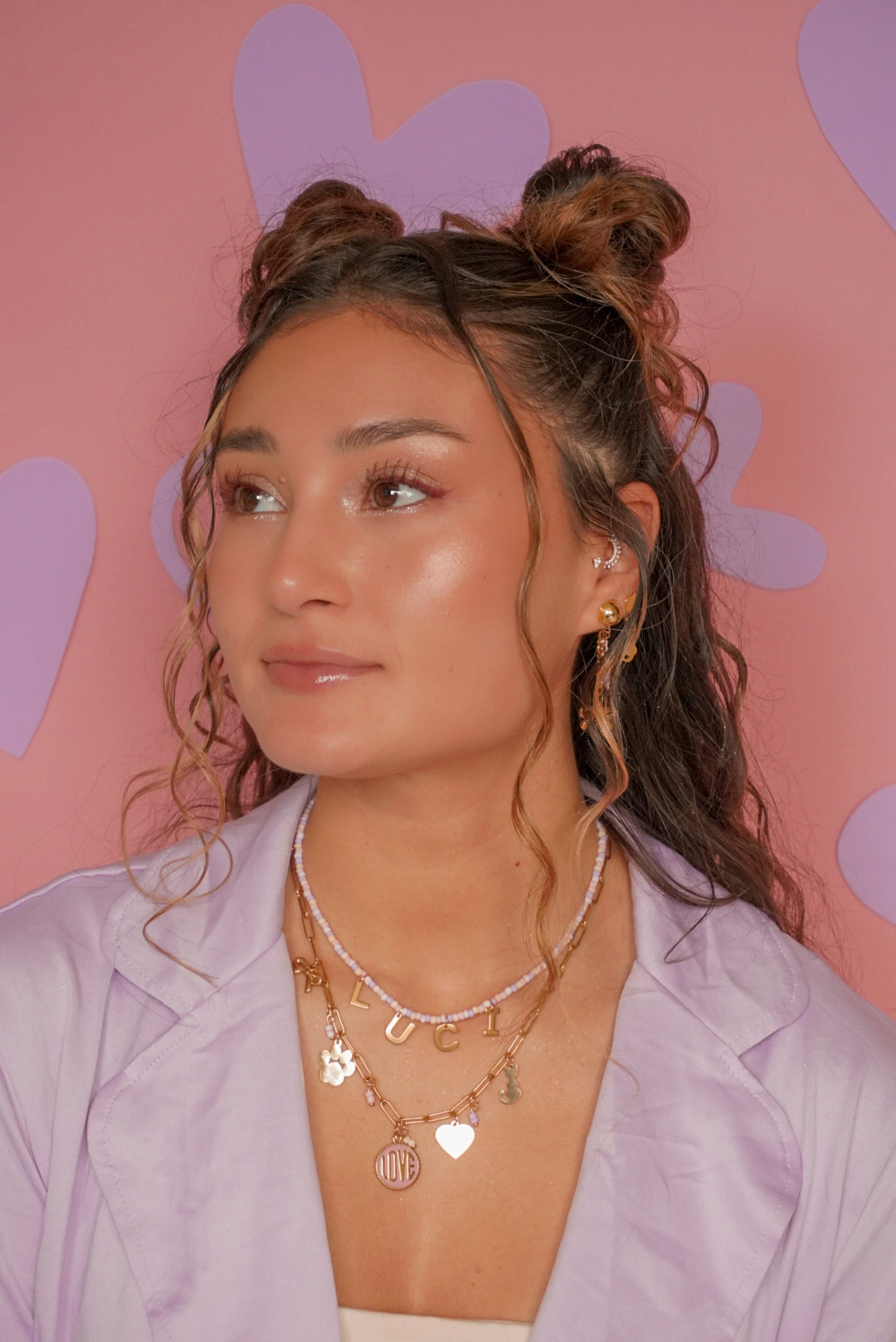 Collar de Charms y Nombre