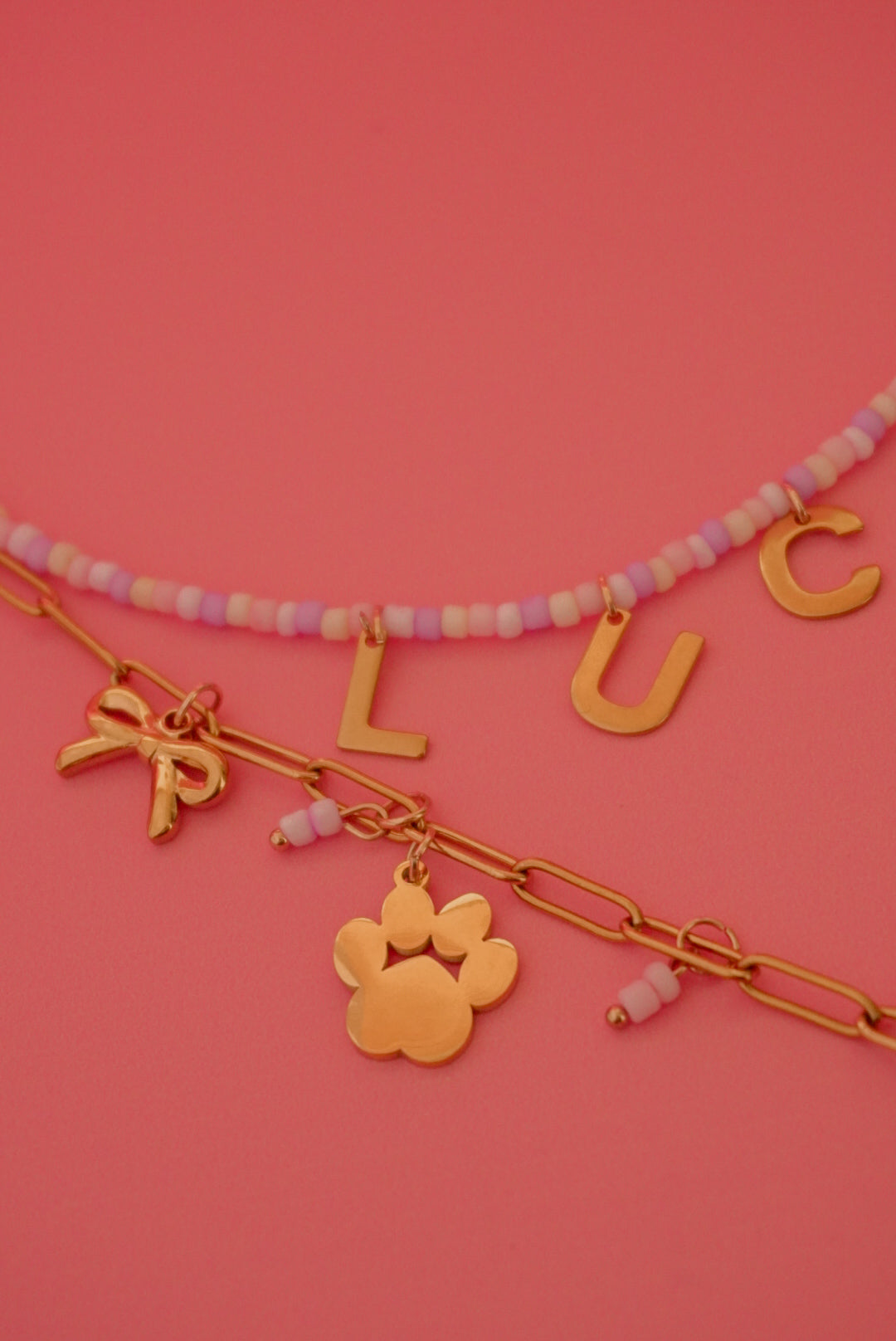 Collar de Charms y Nombre