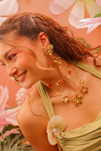 Aros Maxi Doble Flor