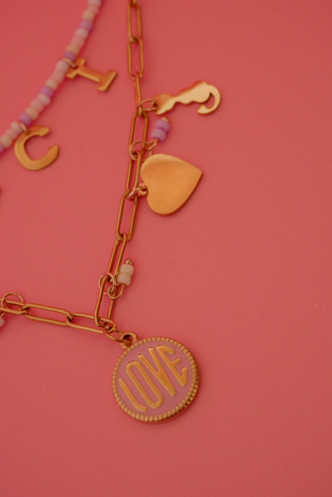 Collar de Charms y Nombre