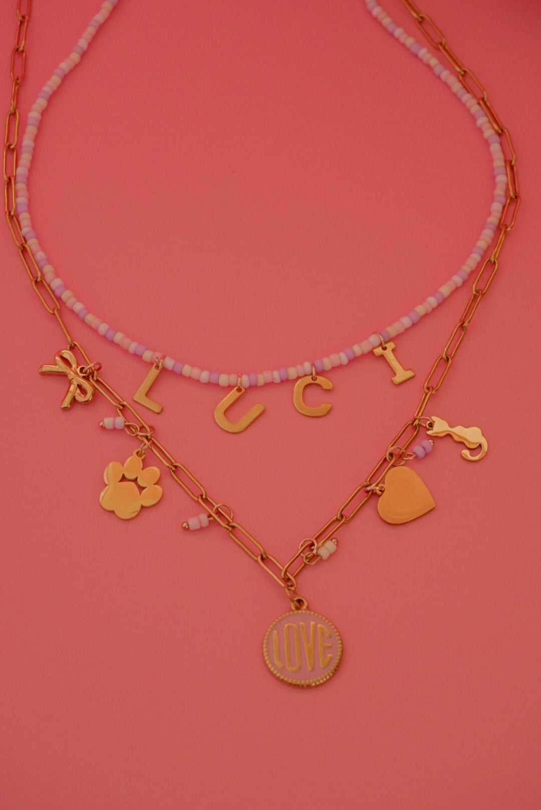 Collar de Charms y Nombre