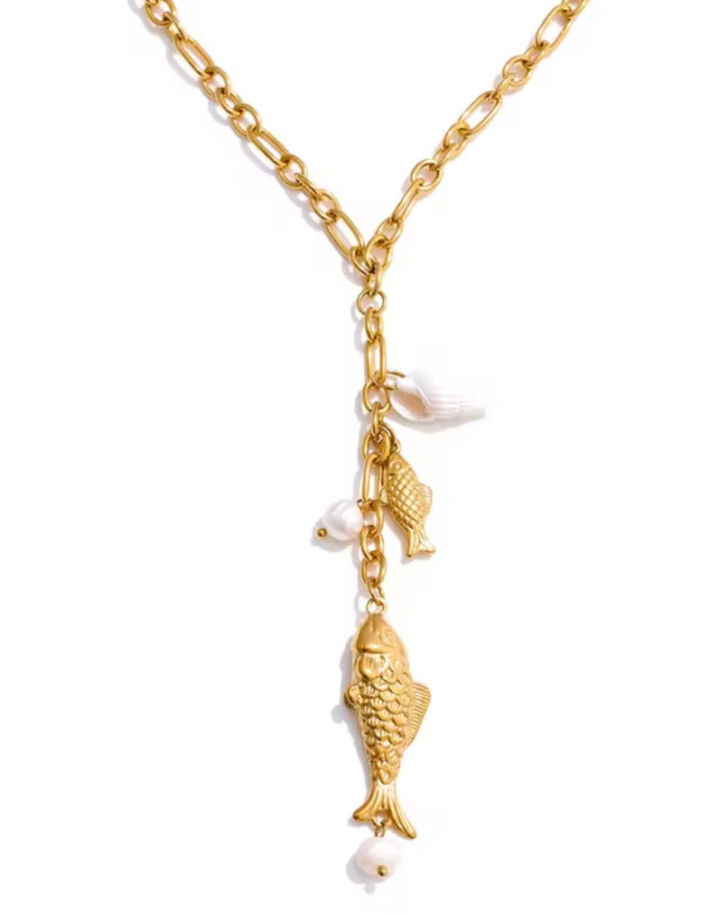 COLLAR LARGO PECESITOS