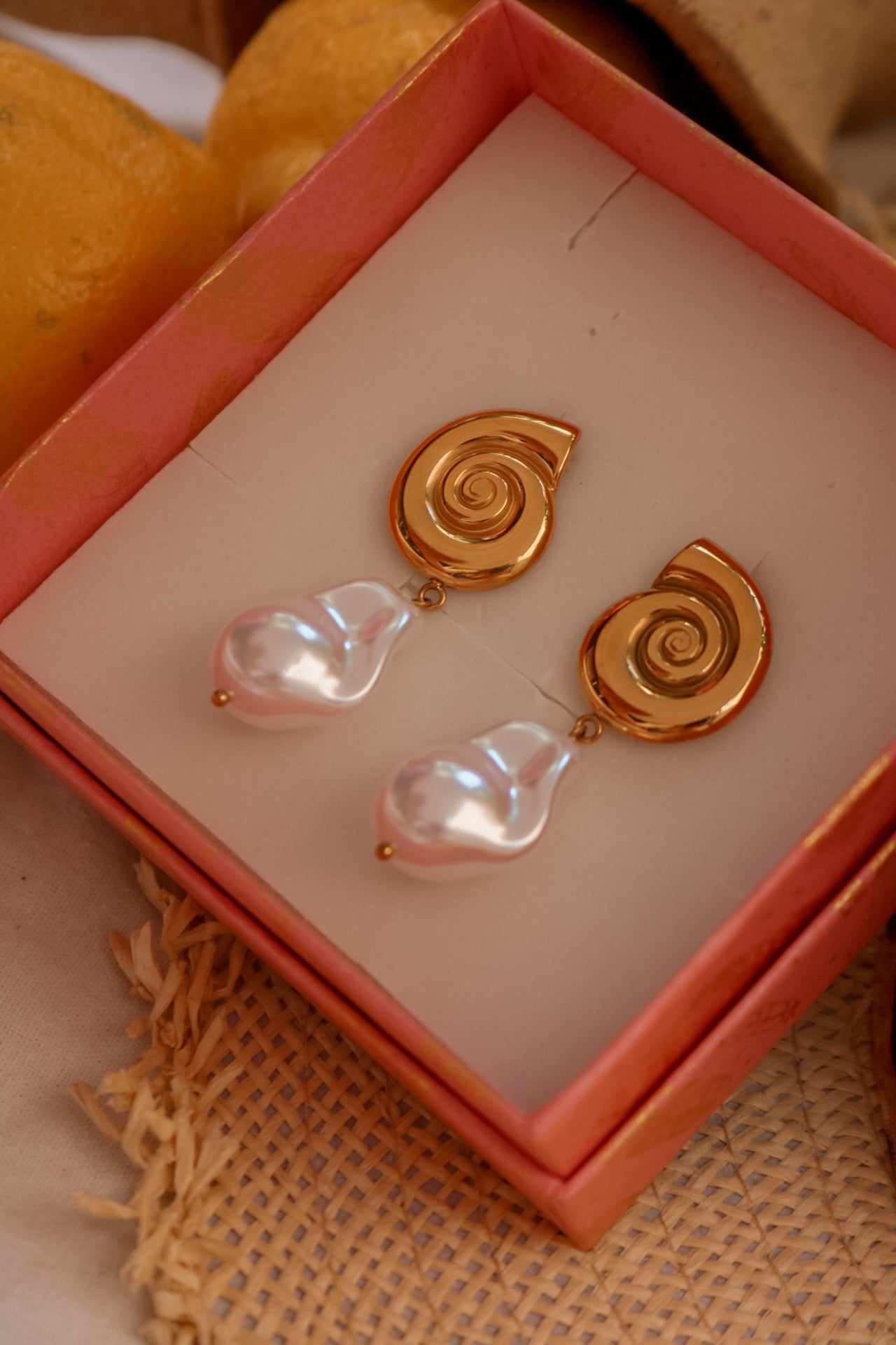 Aros Caracola + Perla