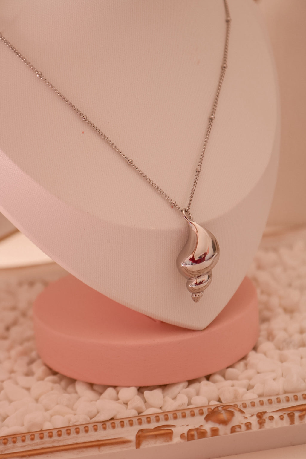 COLLAR CARACOLA SILVER