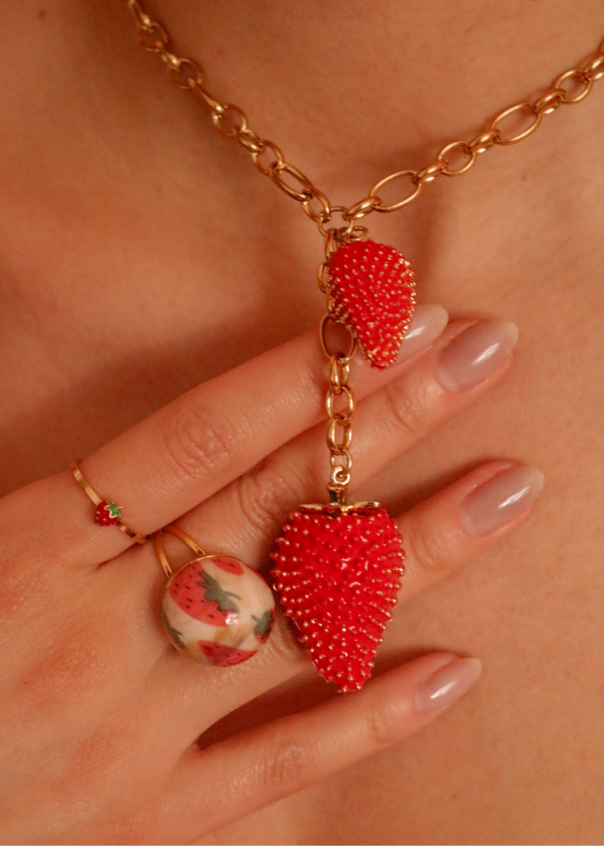 Collar Frutillas