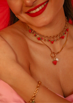 Collar Mini Frutillas