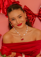 Collar Perla Cherry