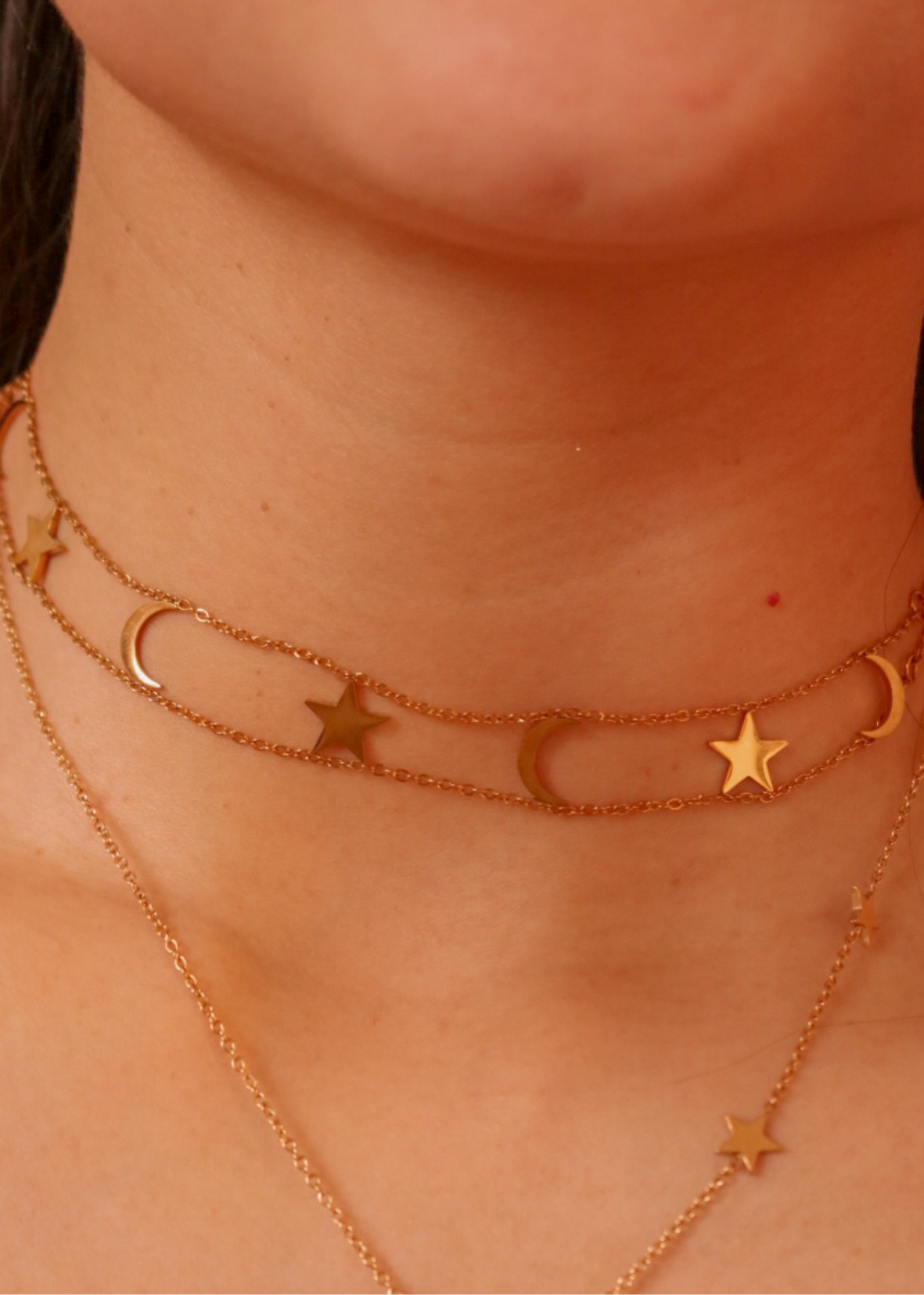 Choker Luna y Estrellas