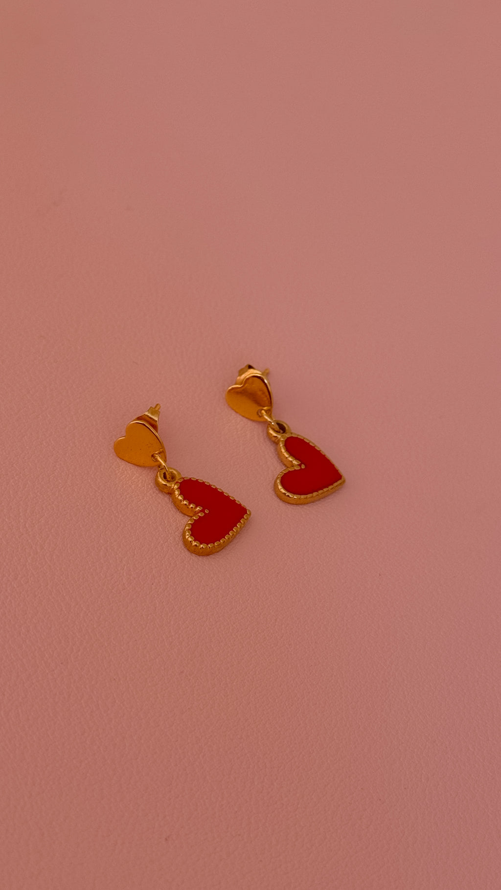AROS CORAZÓN ROJO