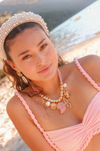 COLLAR ROSA MARINA