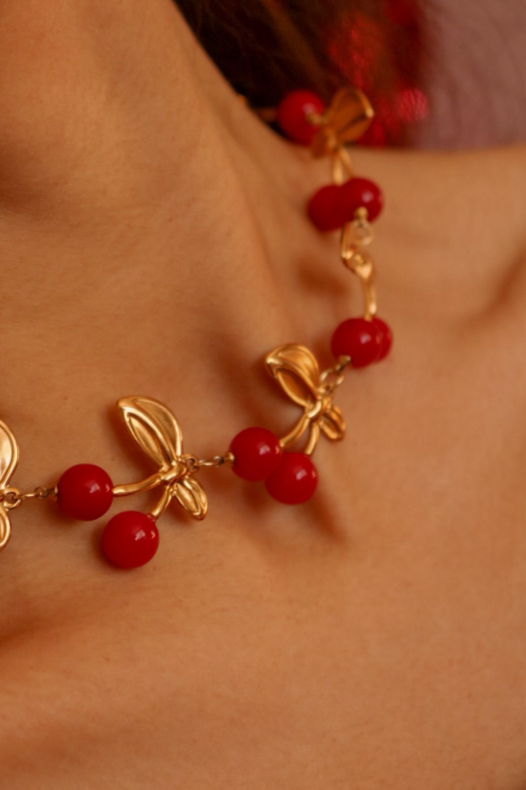 COLLAR MAXI CHERRY POP