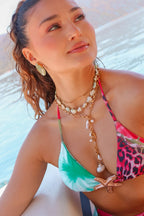 COLLAR DOBLE DE MAR VERDE