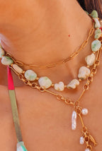 COLLAR DOBLE DE MAR VERDE